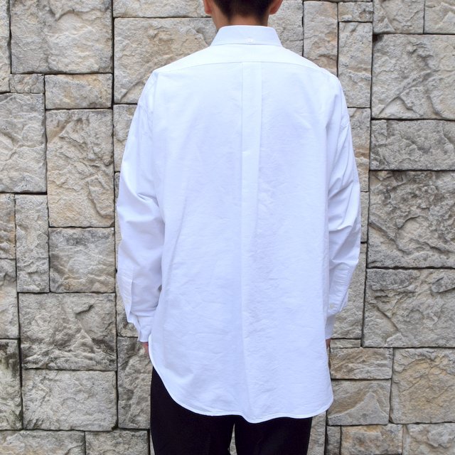 【2020】Graphpaper (グラフペーパー)/ OXFORD L/S B.D BOX SHIRT -WHITE- #GM203-50112B(4)