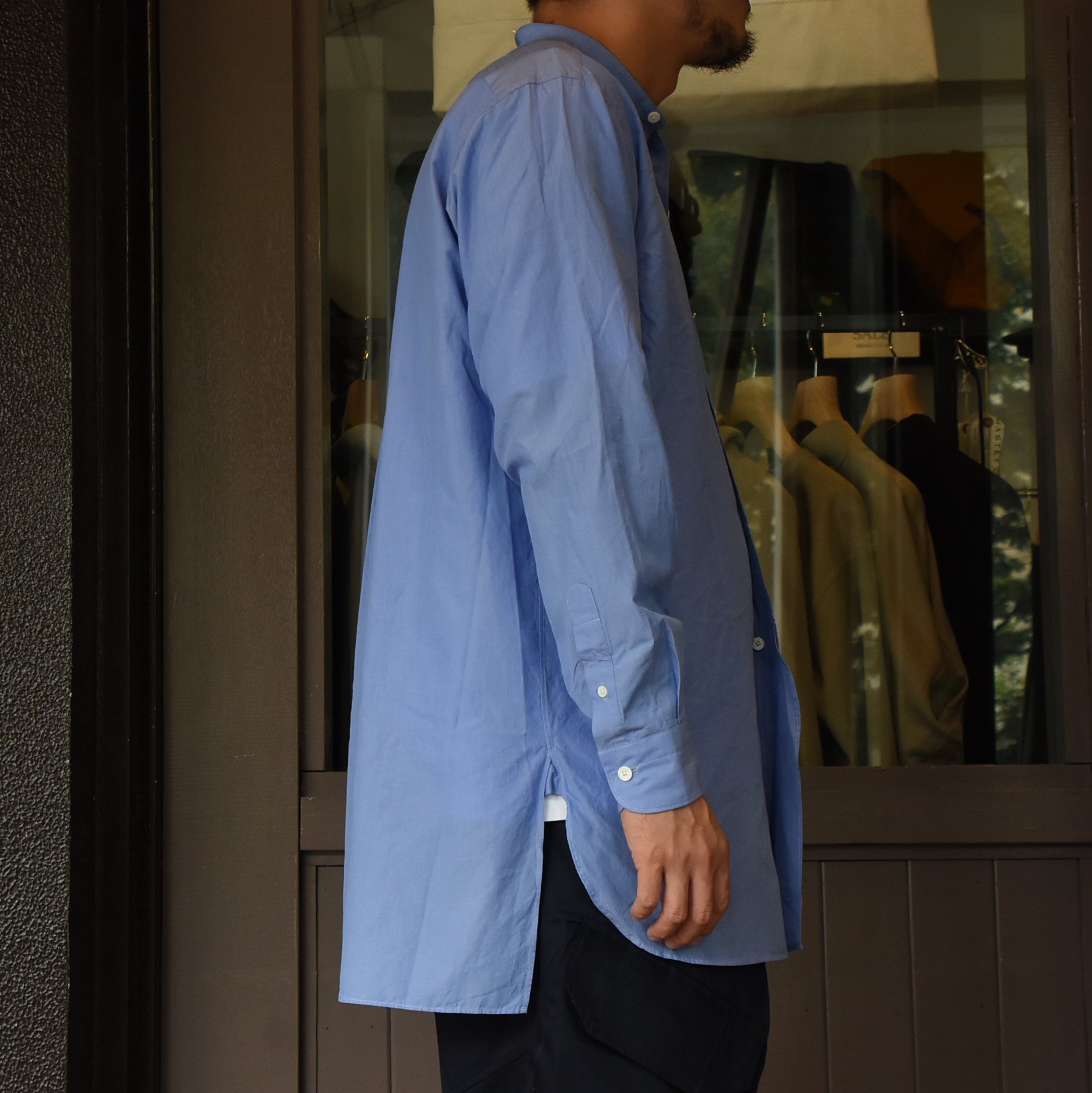 【2020】COMOLI (コモリ) バンドカラーシャツ#S03-02002 (4)