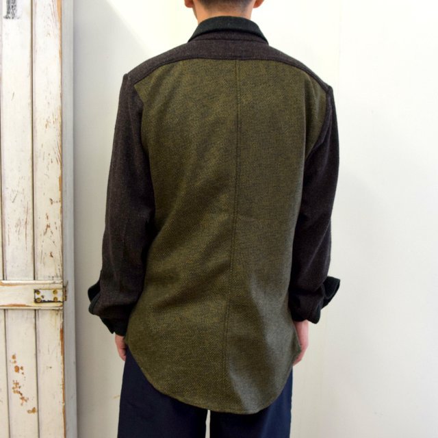 FRANK LEDER(フランクリーダー)/ VINTAGE FABRIC EDITION SHIRT -GREEN- #0126070(4)