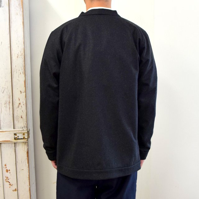 FRANK LEDER(フランクリーダー)/ LIGHT WEIGHT LODEN WOOL CARDIGAN -BLACK- #0127018(4)
