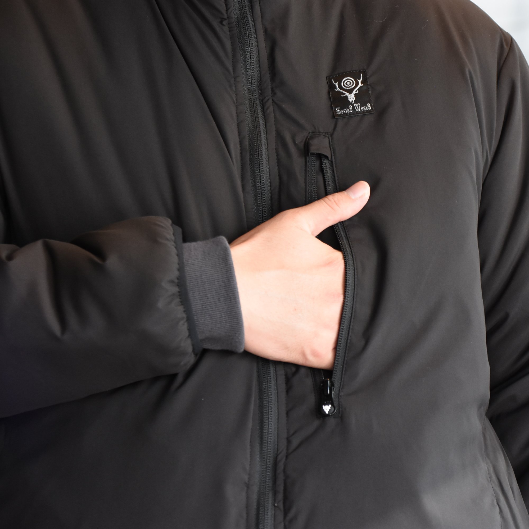 【2020】South2 West8(サウスツーウエストエイト)Insulator Jacket-Peach Skin-BLACK- #HM812(4)
