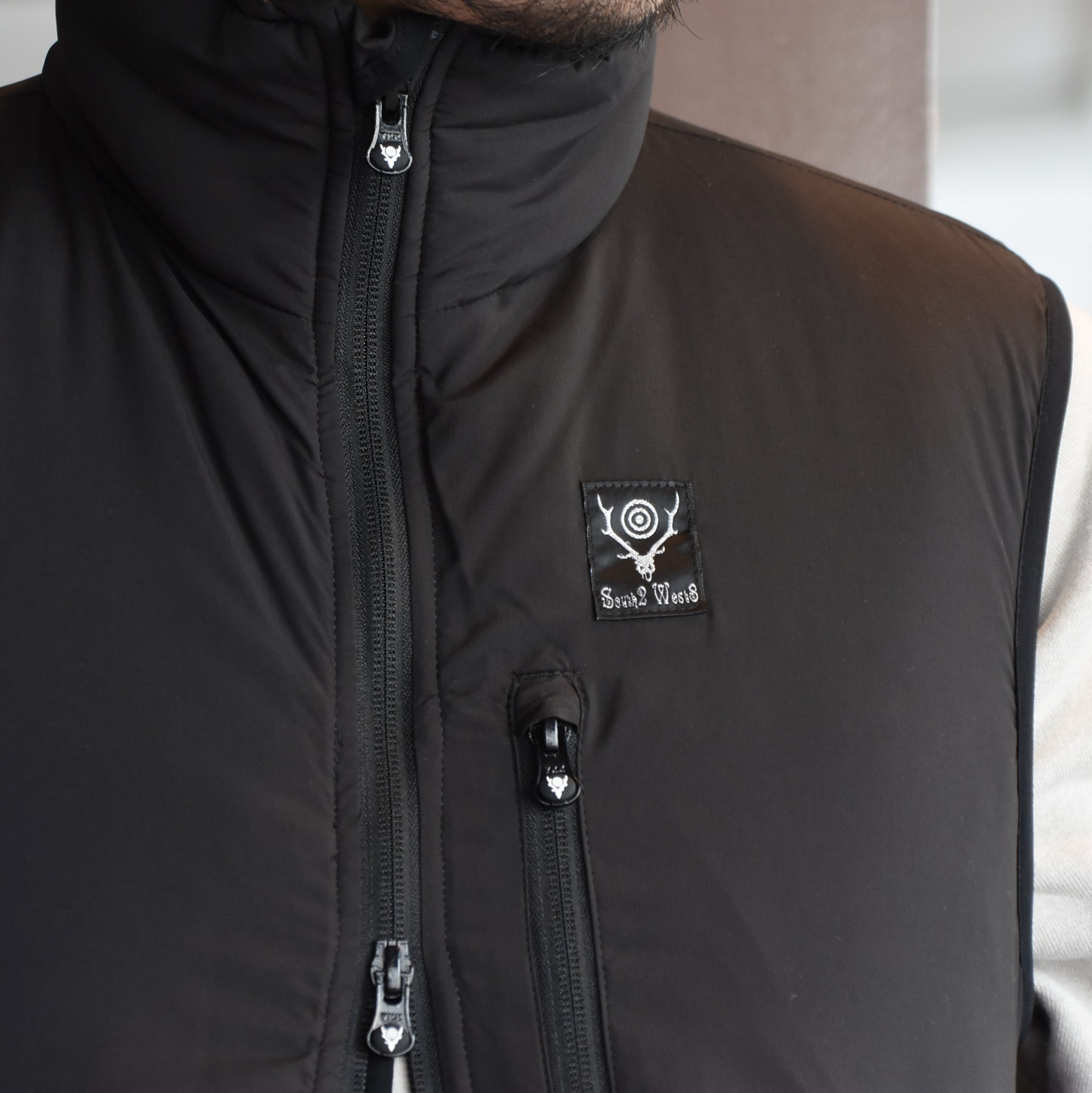 South2 West8(サウスツーウエストエイト)Insulator Vest-Peach Skin-BLACK- #HM813(4)