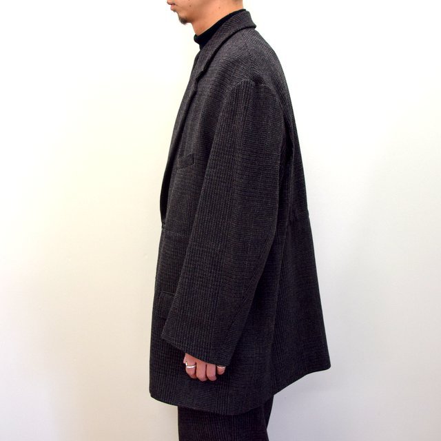 【2020】YOKE(ヨーク)/ SHETLAND WOOL 11XL JACKET COAT -GLENCHECK- #YK20AW0131J(4)