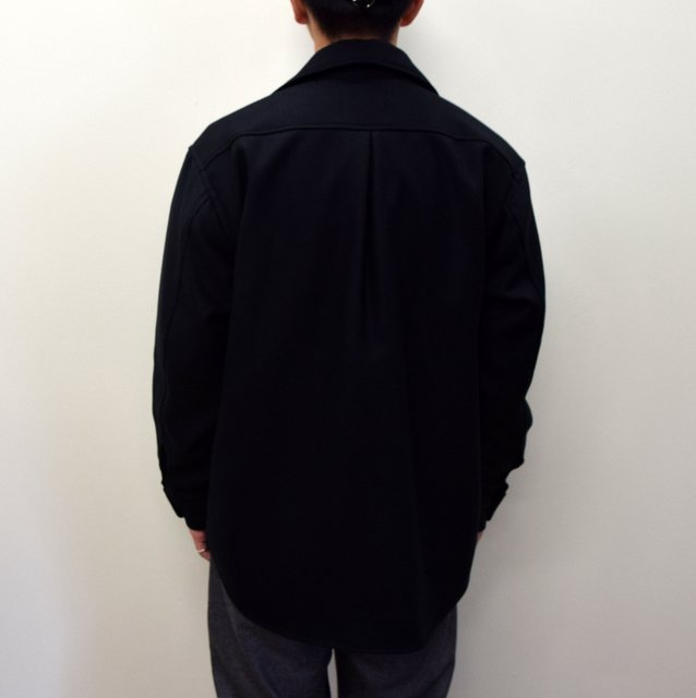 山内 (やまうち)/ Dead Stock Silk Shirt Jacket -BLACK- #20a32-A(4)