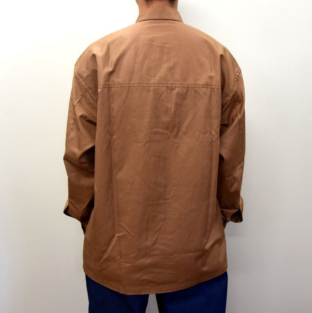 E. TAUTZ(イートウツ)/ LINEMAN SHIRT -BROWN- #6311802001(4)