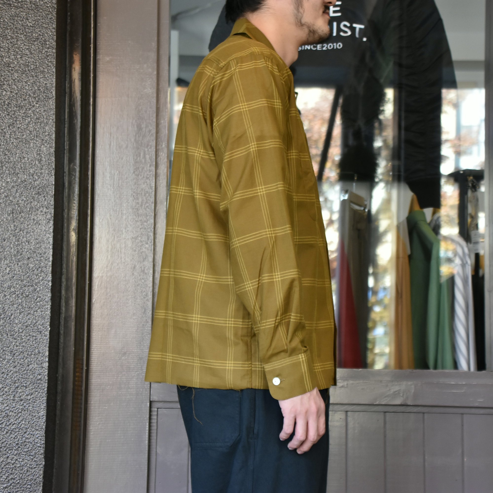 【40% off sale】NEEDLES(ニードルス) C.O.B. ONE-UP SHIRT C/S PLAID -BROWN-#IN170(4)