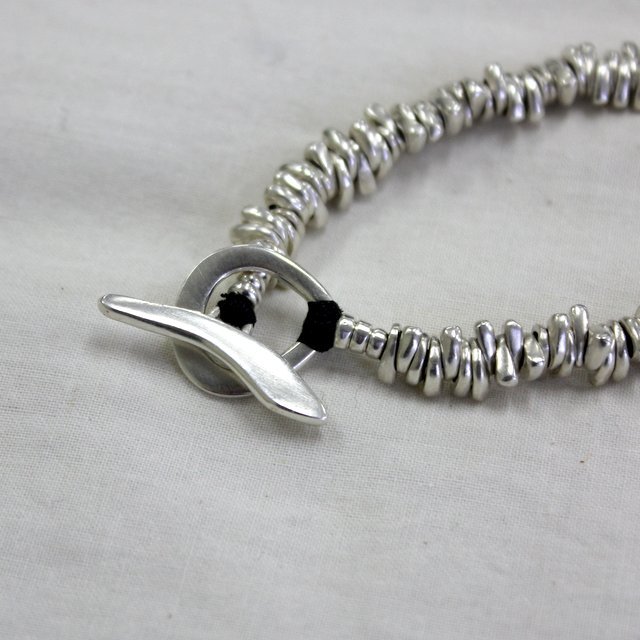 JILL PLATNER(ƒWƒ‹ ƒvƒ‰ƒbƒgƒi[)/ BIRD BONE BRACELET -BLACK- #B-0081(4)