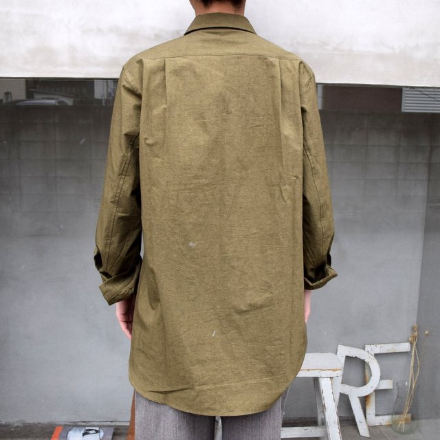 FRANK LEDER(フランクリーダー)/ COTTON / LINEN SIDE POCKET SHIRT WITH SEED 0216077-58(4)