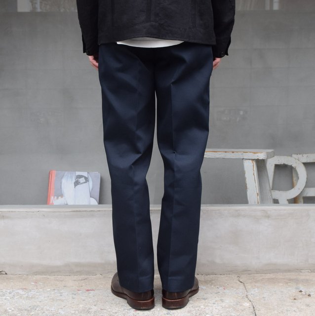 BROWN by 2-tacs (ブラウンバイツータックス)/ Straight slacks -NAVY- B25-P005(4)