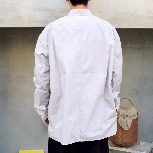 toogood(トゥーグッド)/ THE DRAUGHTSMAN SHIRT POPLIN -PALE SLATE- (4)
