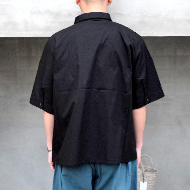 toogood(トゥーグッド)/ THE GARDENER SHIRT SHORT POPLIN -FLINT-(4)