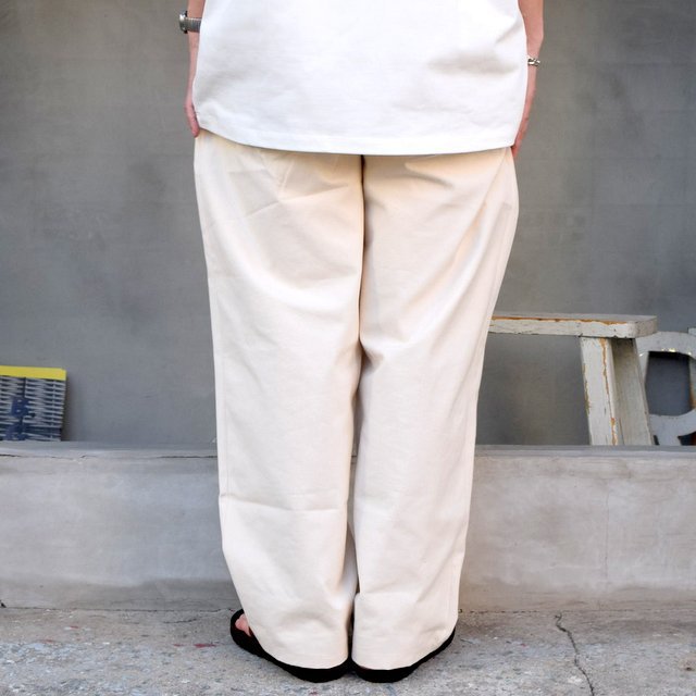 CAMIEL FORTGENS(カミエル フォートゲンス)/ PLEATED SUIT PANTS -OFF WHITE- #11.05.03(4)