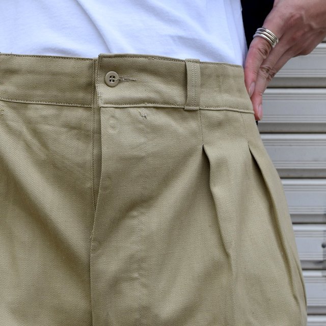 Dead Stock(デッドストック)/ FRENCH ARMY M-52 CHINO SHORTS -BEIGE- #00000813(4)