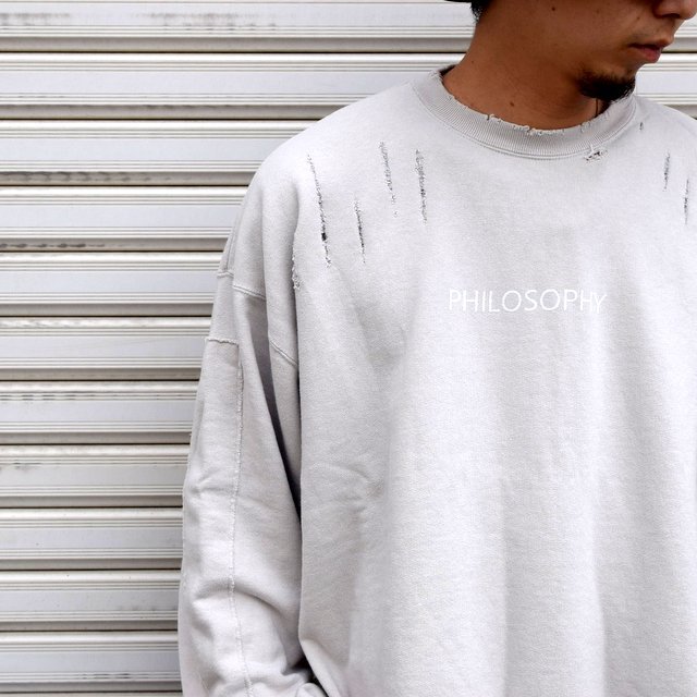 stein(シュタイン)/ OVERSIZED REBUILD SWEAT LS -GREIGE- #ST306(4)