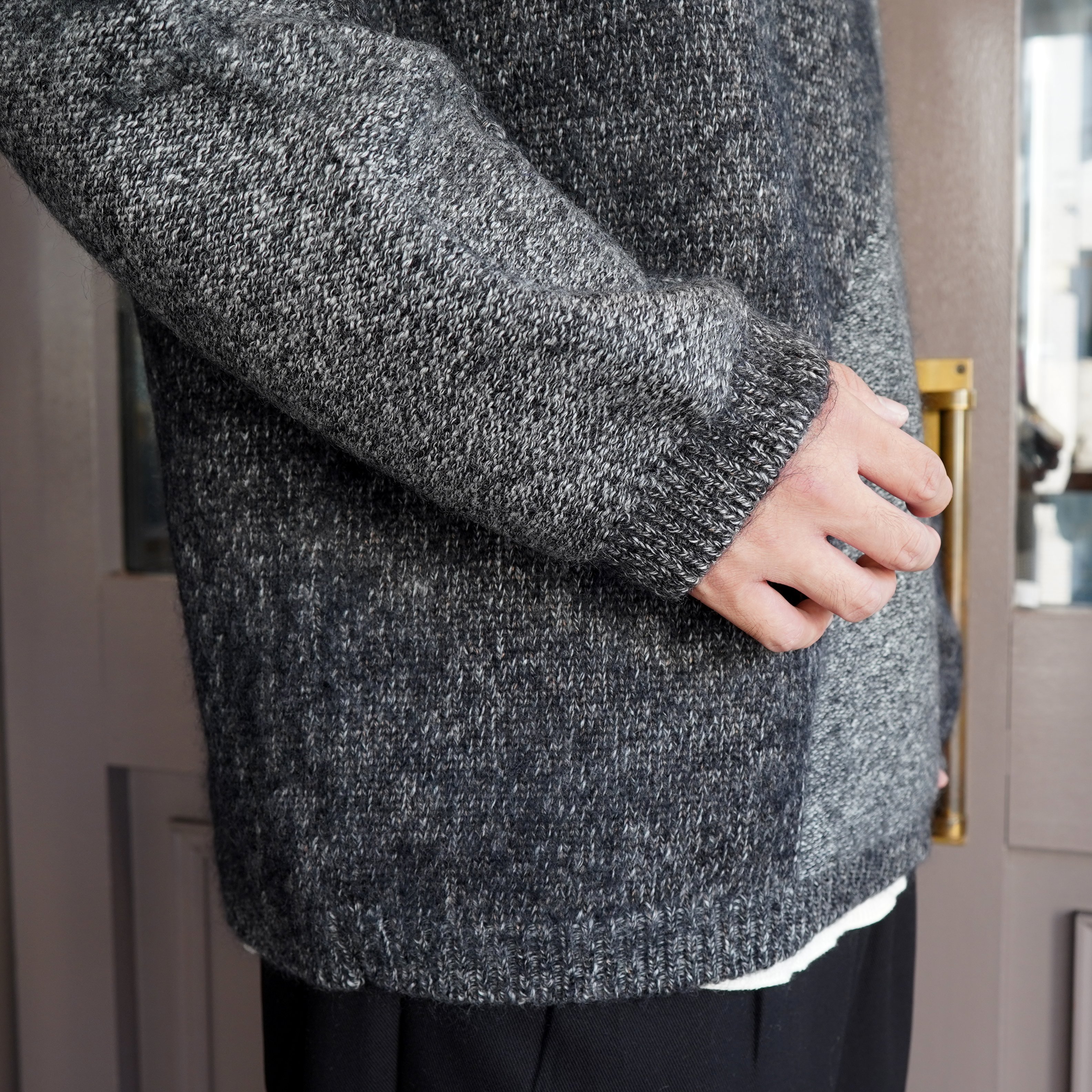 amachi.(アマチ)/Gardeners knit-Gray- #AY9-29(4)