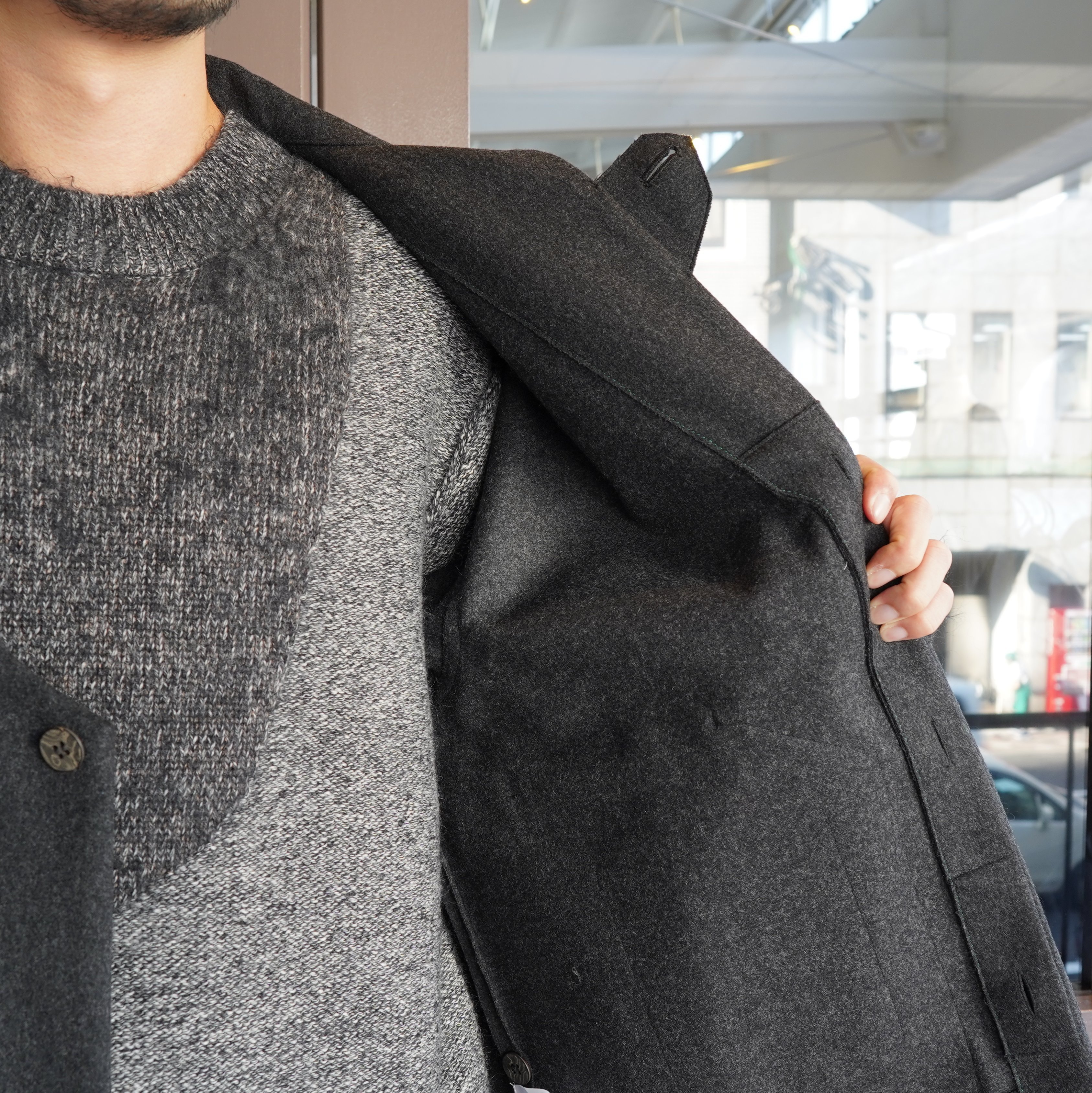 amachi.(アマチ)/Meeting Jacket FO -Dark Gray- #AY9-8(4)