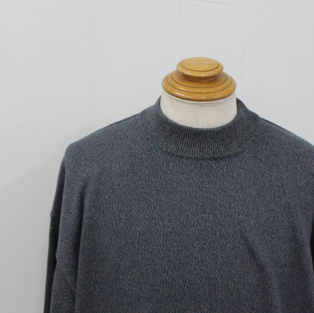 crepuscule(クレプスキュール)/Moc neck L/S -GREEN&BROWN- #2103-005(4)