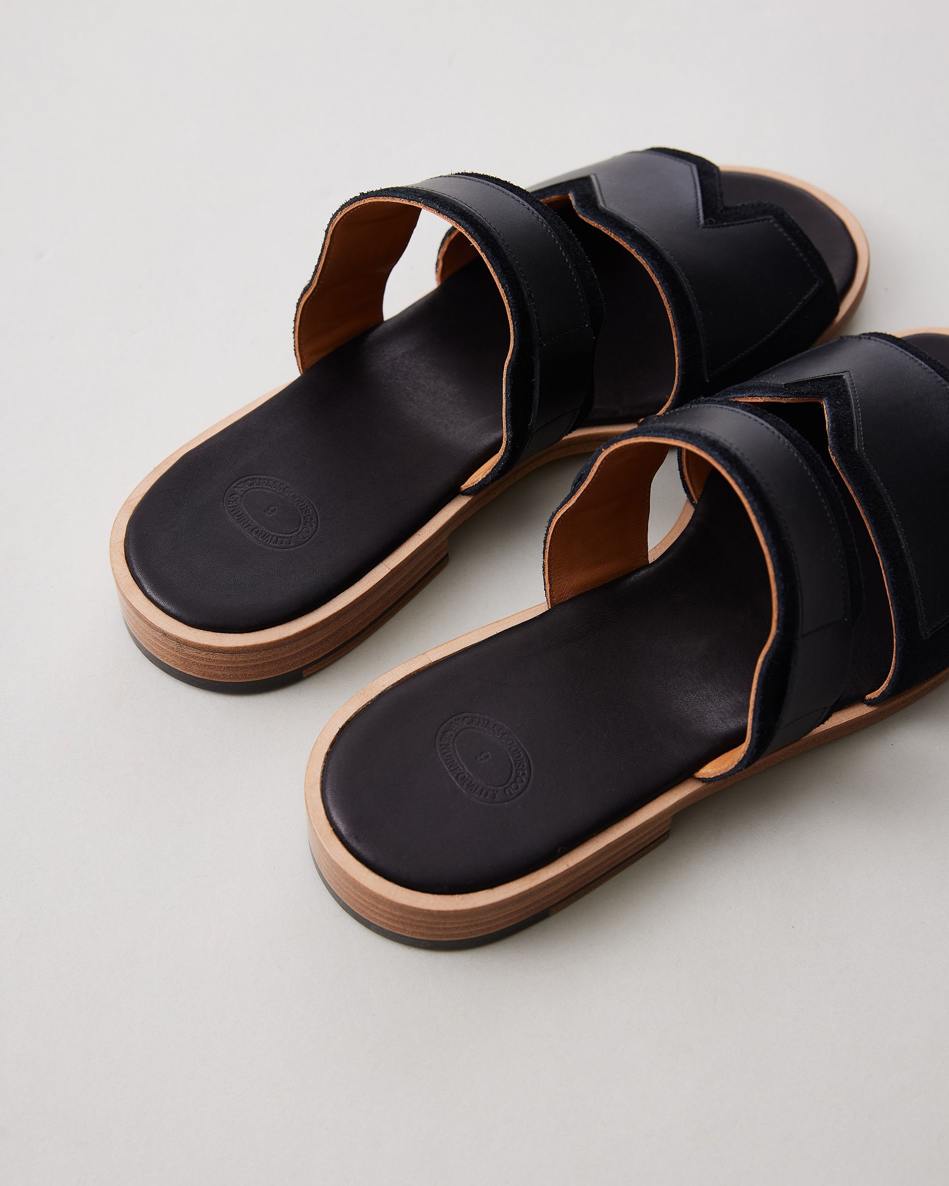 【25SS】NICENESS(ナイスネス)/ BALLARD/バラード (NNレザーサンダル) -COGNAC- #NN-3902F15(4)