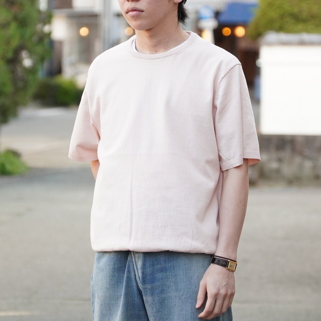 【25SS】MAATEE&SONS(マーティーアンドサンズ)/ S/SLEEVE CREW -CHARCOAL,NAVY,SAKURA- #MT5103-0101(4)