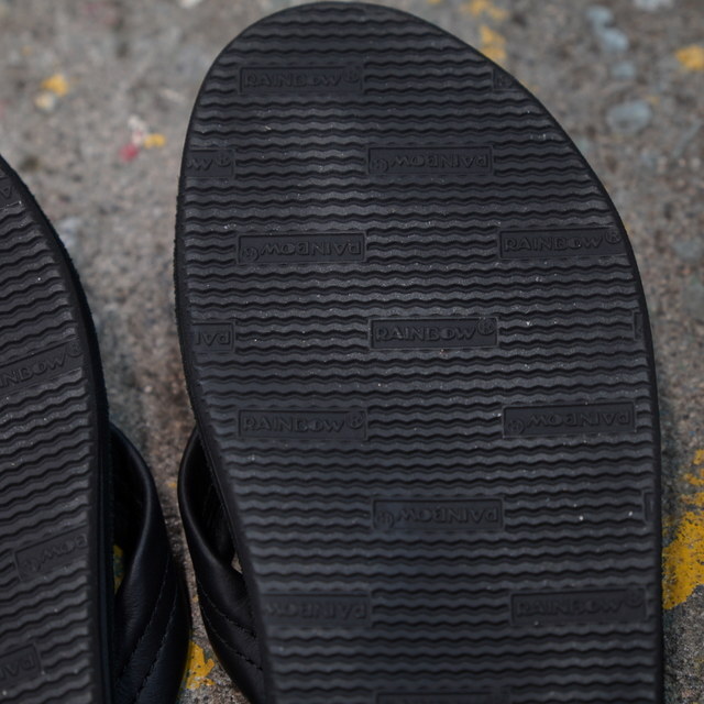 RAINBOW SANDALS(レインボウサンダル) / Leather Sandals -BLACK- (4)