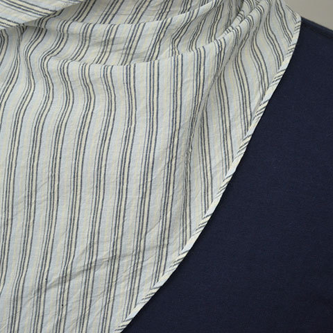y40% off salezts(s)(eB[GXGX) Indian Madras Stripe Scarf -(93)Gray Stripe-(5)