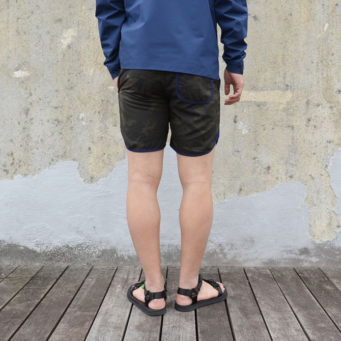 KENNETH FIELD (ケネスフィールド) TRACK & FIELDSHORTS -DARK CAMO-(5)