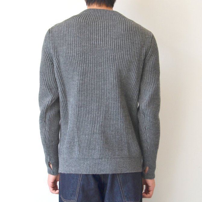 ANDERSEN-ANDERSEN(アンデルセン アンデルセン) SAILOR SWEATER CREW NECK(5Gauge) -GREY- #AD-002(5)