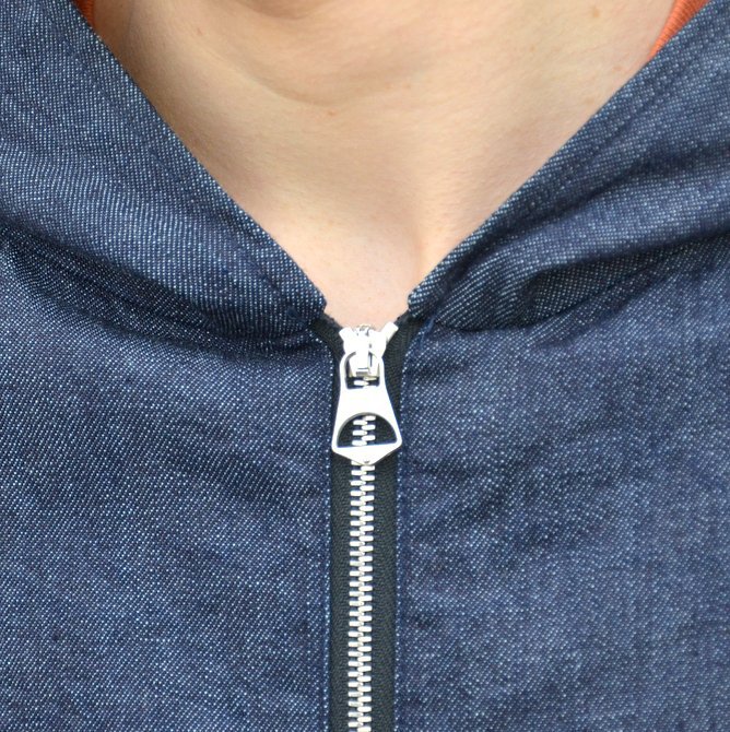 【40% off sale】LOWLOOM(ロールーム)/ Half zip hoody -DUNGAREE- #4369-lw-8013(5)