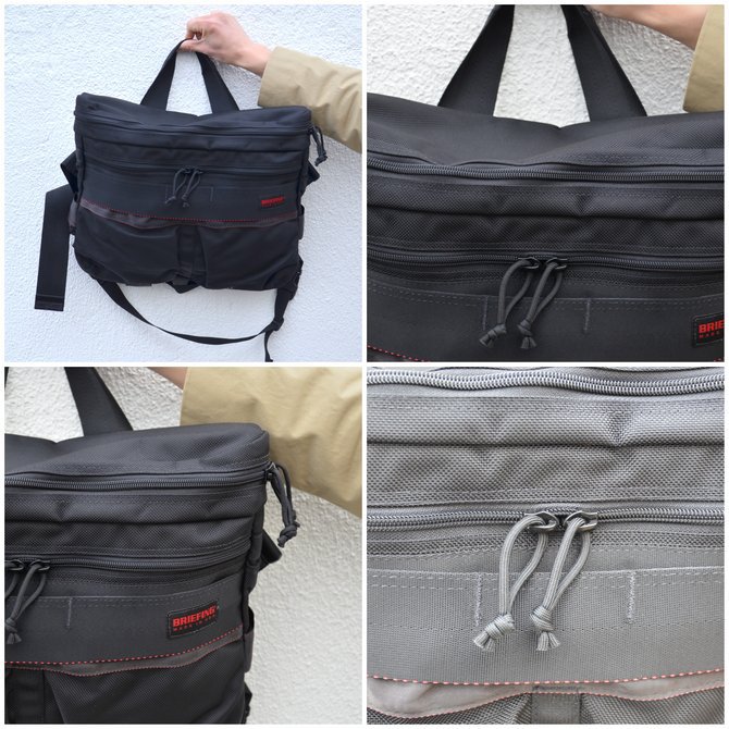 BRIEFING(ブリーフィング) / DUNE SHOULDER -BLACK-(5)