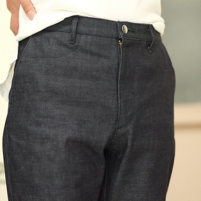 【2017 SS】7 × 7 / seven by seven ( セブン バイ セブン ) DENIM TROUSERS - INDIGO - #SS2017-DTR(5)
