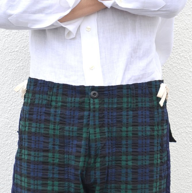 KENNETH FIELD (ケネスフィールド) CEREMONY TROUSER PLAIDS -BLACKWATCH- #17SS-46(5)