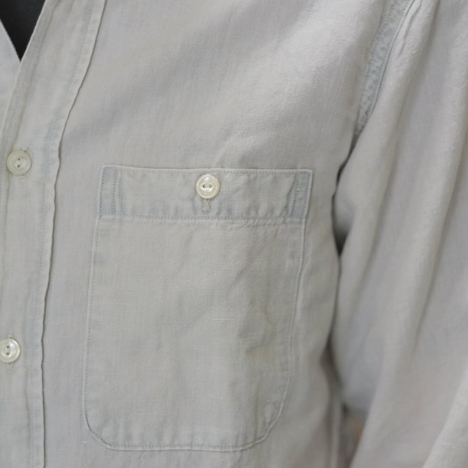 【30% OFF SALE】【2017 SS】7 × 7 / seven by seven ( セブン バイ セブン ) CHAMBRAY SHIRT - BLEACH - #SS2017-7x7CBS(5)