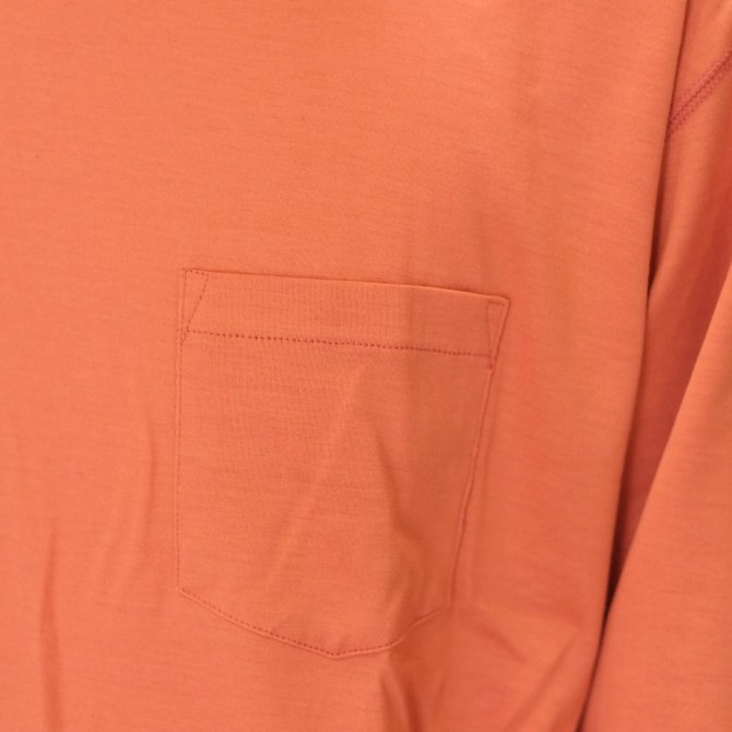【30% OFF SALE】【2017 SS】7 × 7 / seven by seven ( セブン バイ セブン ) T-SHIRT L/S -ORANGE - #SS2017-7x7TSL(5)