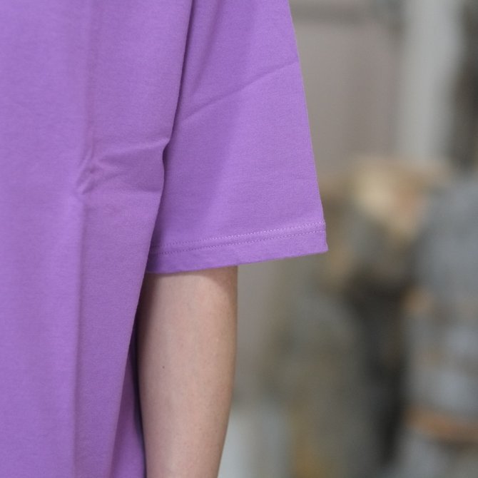 【2018 SS】AURALEE(オーラリー)/ SOFT CORD BIG TEE -PURPLE- #A8ST02MT(5)