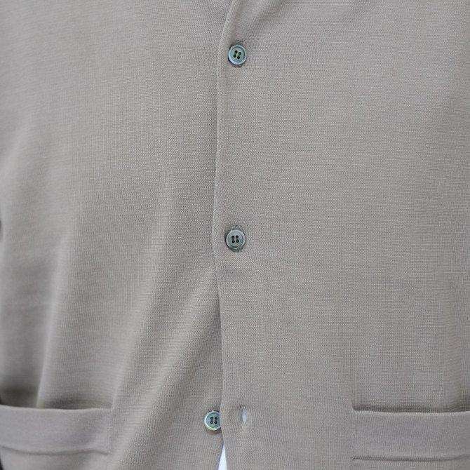 【2018 SS】crepuscule(クレプスキュール) Knit Shirt -Gray Beige- #1801-005(5)
