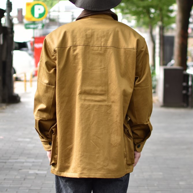 【30% OFF SALE】 MONITALY(モニタリー)/ MILITARY HALF COAT TYPE-B -VANCLOTH SATEEN KHAKI- #M24003(5)