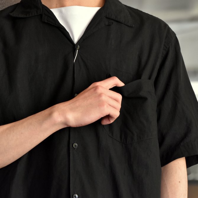 【2019 SS】COMOLI (コモリ) -ベタシャンオープンカラーシャツ- P01-02009 (5)