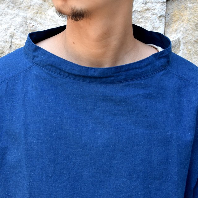 【2019 SS】MITTAN(ミッタン)/ 竹プルオーバー ロング -藍- #SH-18C(5)