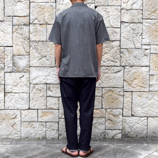 y2019 SSzBROWN by 2-tacs (uEoCc[^bNX)  OPEN COLLAR SHIRTS-GRAY- #B21-S002(5)