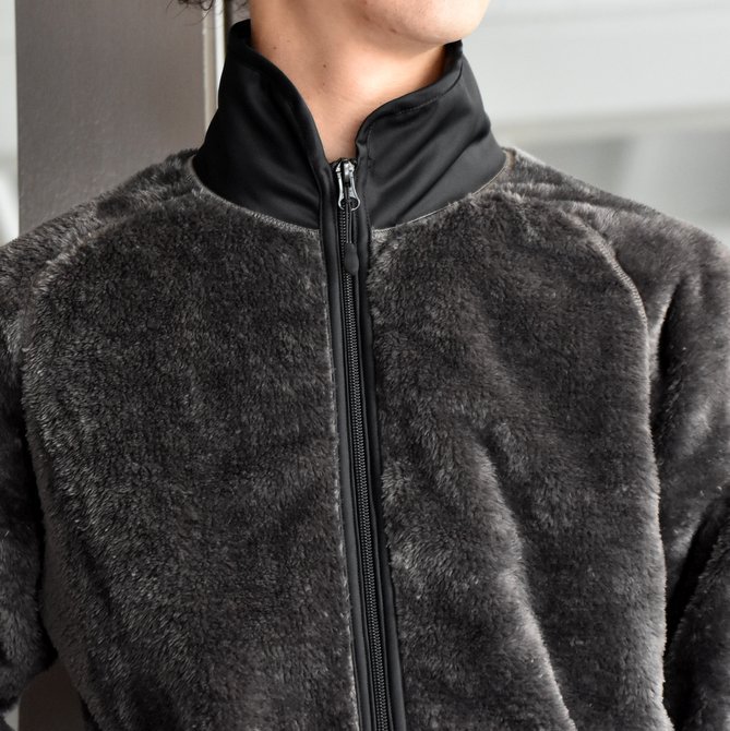 NEEDLES(ニードルス) PIPING JACKET-MICRO FLEECE-2COLOR/GRAY/BLACK #FK261(5)