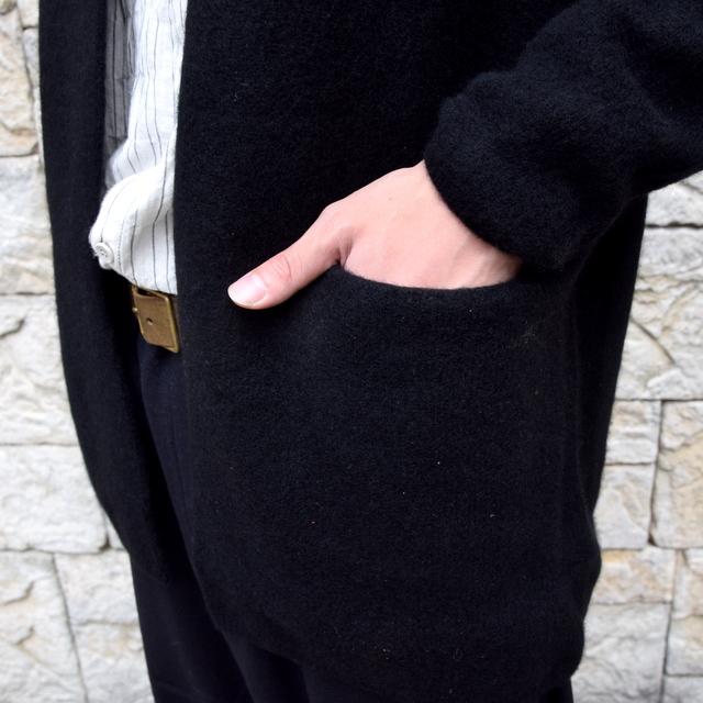【2019 AW】 too good(トゥーグッド) / THE POET CARDIGAN CASHMERE WOOL KNIT-FLINT- #61101210(5)