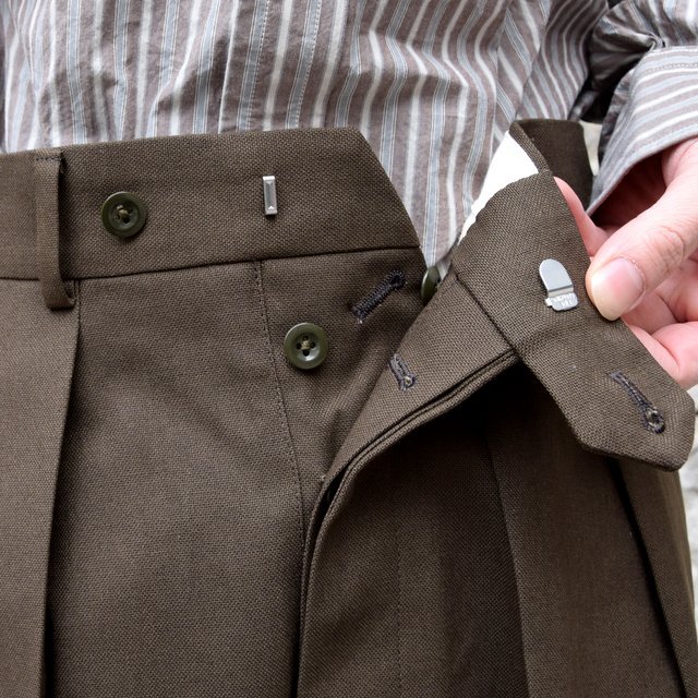 【2020 SS】NEAT(ニート)/ HOPSACK ''WIDE'' -KHAKI- #20-01HSW-KH(5)