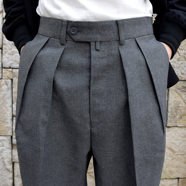 【2020 SS】NEAT(ニート)/ HOPSACK ''WIDE'' -GRAY- #20-01HSW-GR(5)
