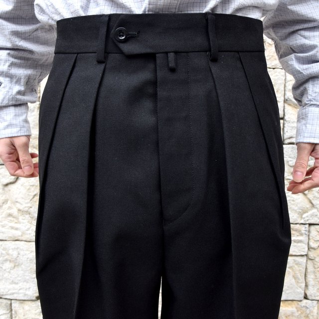 【2020 SS】NEAT(ニート)/ HOPSACK ''WIDE'' -BLACK- #20-01HSW-BK(5)