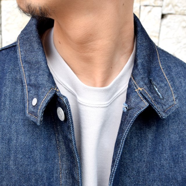【2020 SS】 AURALEE(オーラリー)/ HARD TWIST DENIM BLOUZON -INDIGO- #A20SB01DM(5)