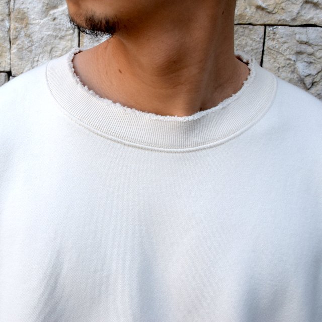 【2020 SS】stein(シュタイン)/ DOUBLE PATTERN REBUILD SWEAT LS -OFF WHITE- #ST136-WH(5)