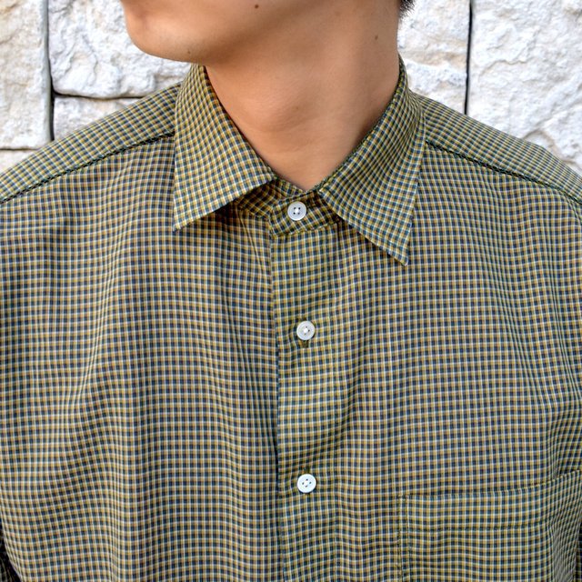 【2020 SS】YOKE(ヨーク)/ OVERSIED CHECK SHIRTS -YELLOW- #YK20SS0088SH(5)