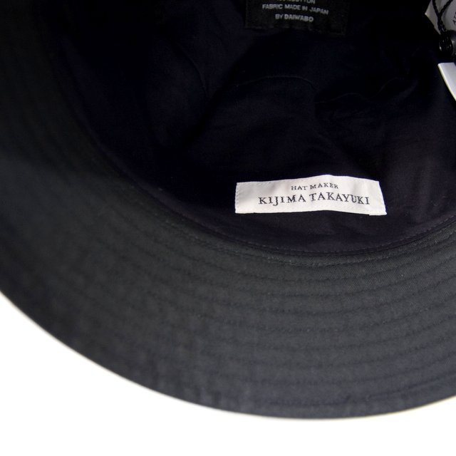 KIJIMA TAKAYUKI(キジマタカユキ) / BUCKET HAT -BLACK- #201218-01(5)