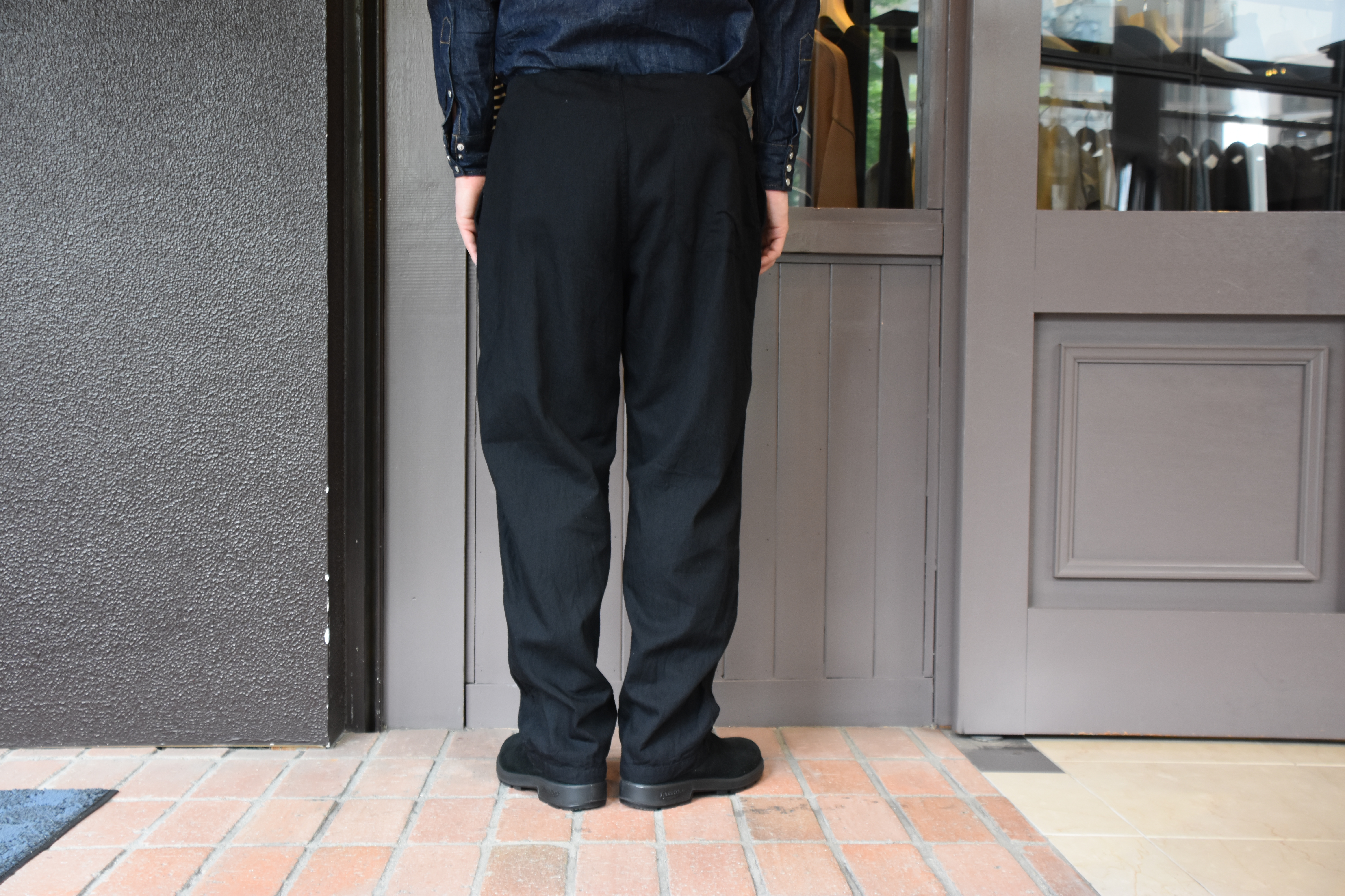【2020 SS】COMOLI (コモリ) ダンガリードローストリングパンツ#R01-03005(5)
