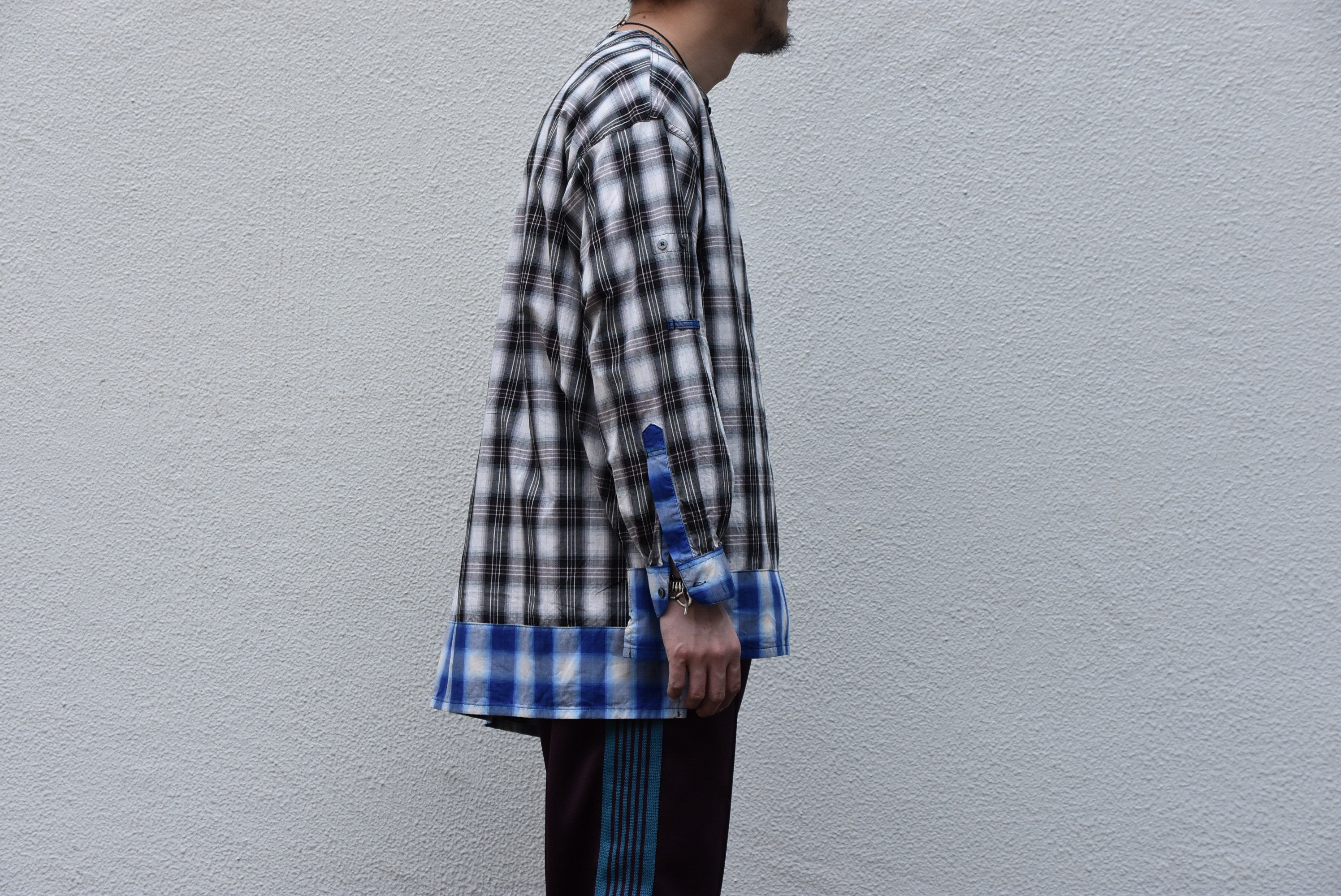 【2020】AiE(エーアイイー) LONG TUNIC-SHADOW PLAID- GL528(5)